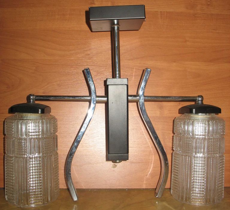 Люстра 2-х рожковая, светильник, люстры.