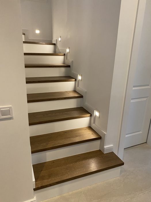 Trepte lemn / scari lemn / balustrade