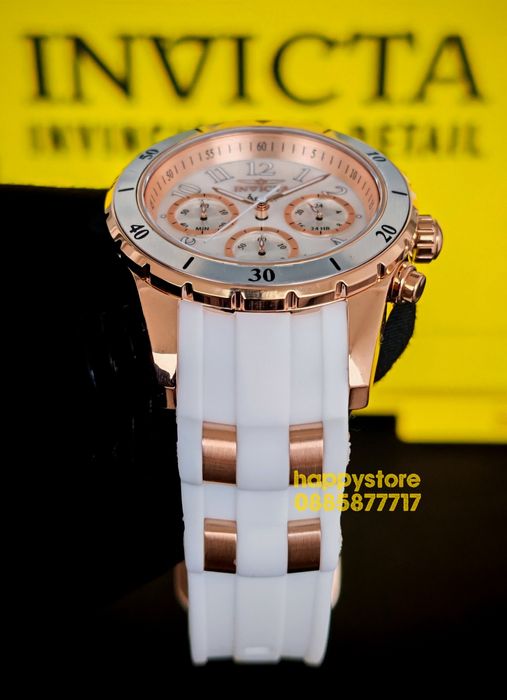 INVICTA Angel Rose gold white 40 mm, Инвикта нов дамски часовник
