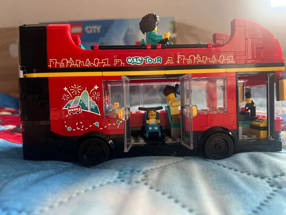LEGO® City 60407 - Червен двуетажен автобус за обиколка