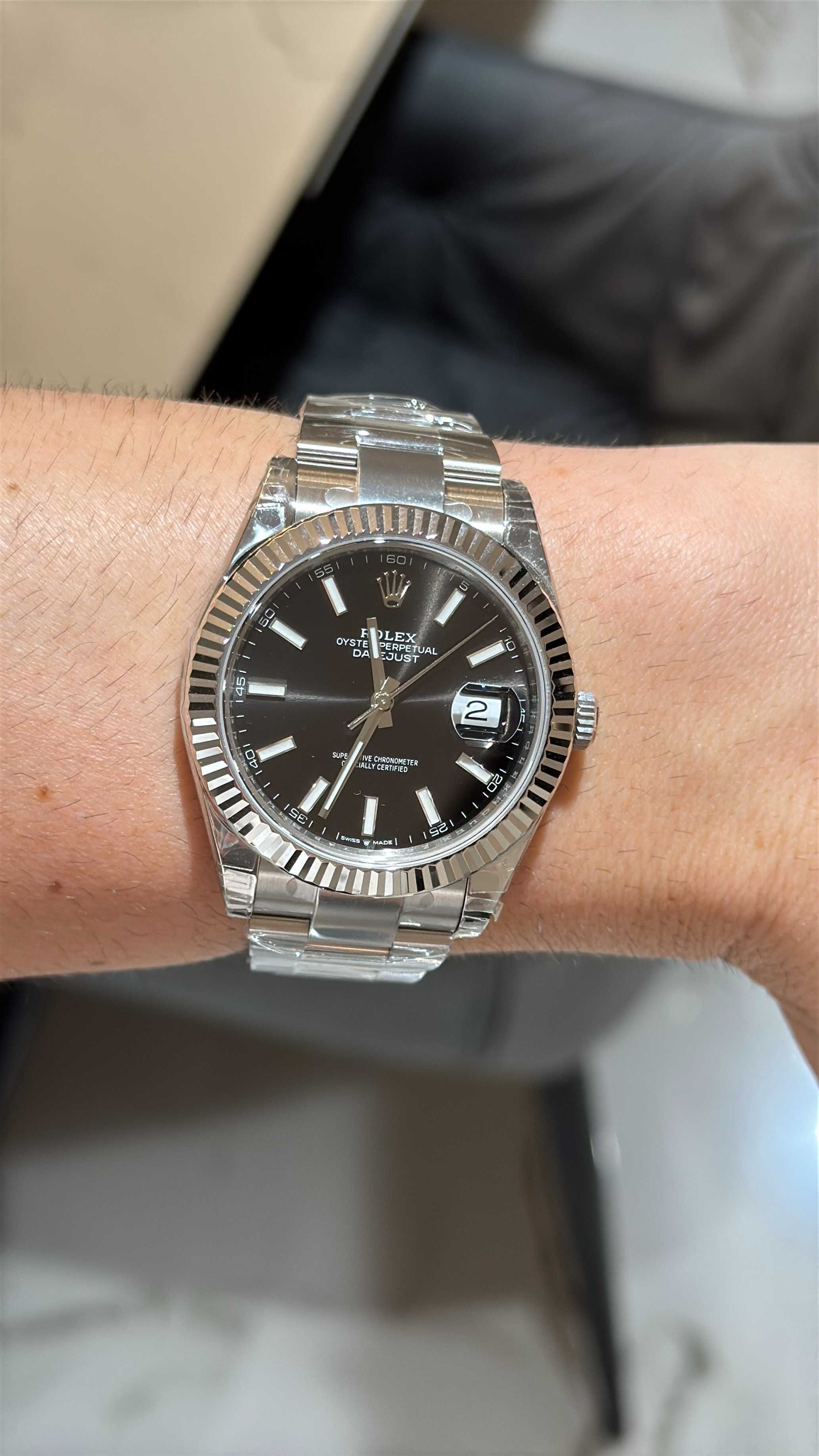 Rolex Datejust 41mm Oyster / черни