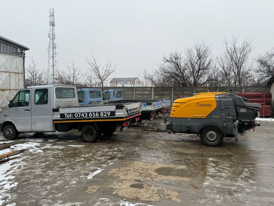 Inchiriez pompa staționara pt beton Putzmeister