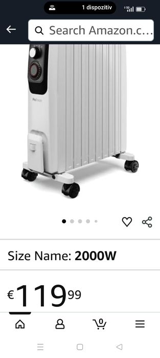 Vând calorifer electric