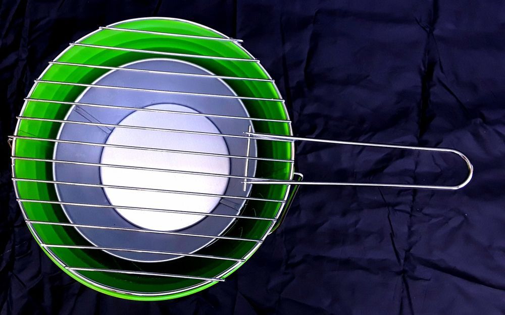 Gratar portabil Model GĂLEATĂ 27 Cm Bonus Perie - NOi - 50 Lei