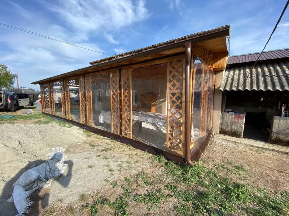 Folie terasa transparenta Cristal premium 0,8  terase si foisoare