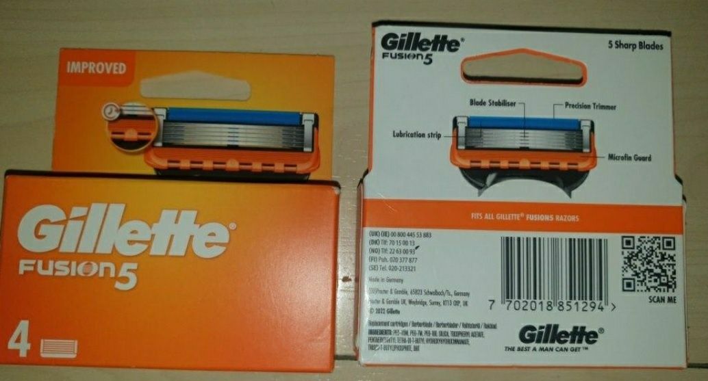 Rezerve Gillette Fusion set de 4 bucata.
Produs original nou sigilat.