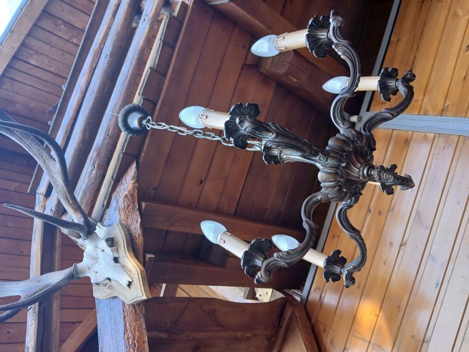 Candelabru bronz masiv