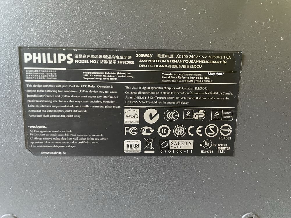Монитор Philips 20 инча