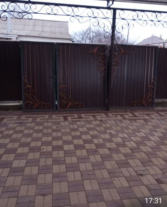 Варота с калиткой готовая