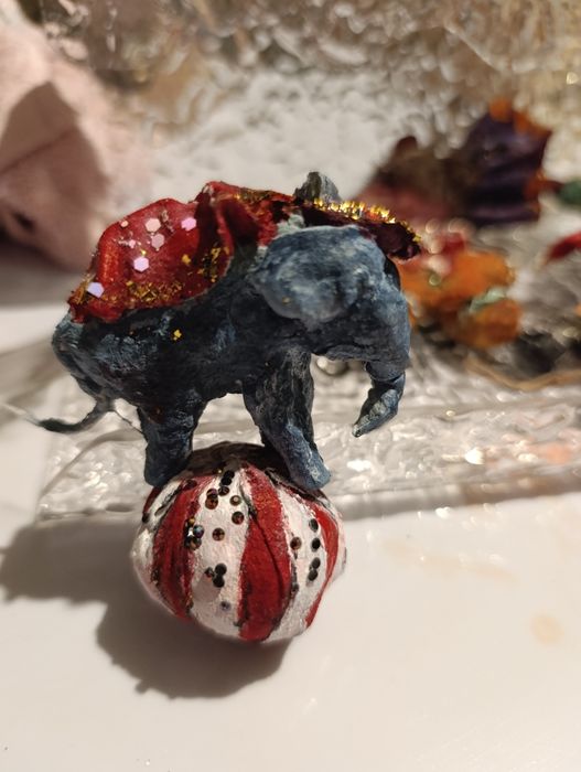 Игрушки из ваты ручной работы ёлочные