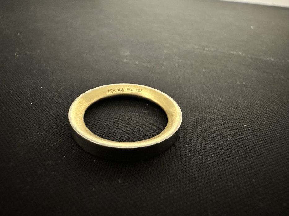 Inel aur 18k + platina 6 grame marime 53