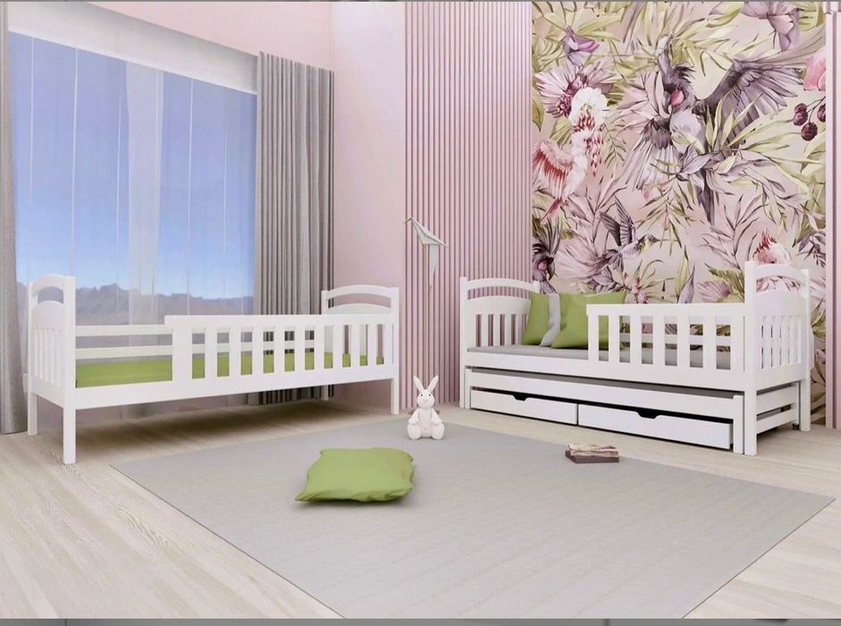 Pat supraetajat triplu,90x190,alb