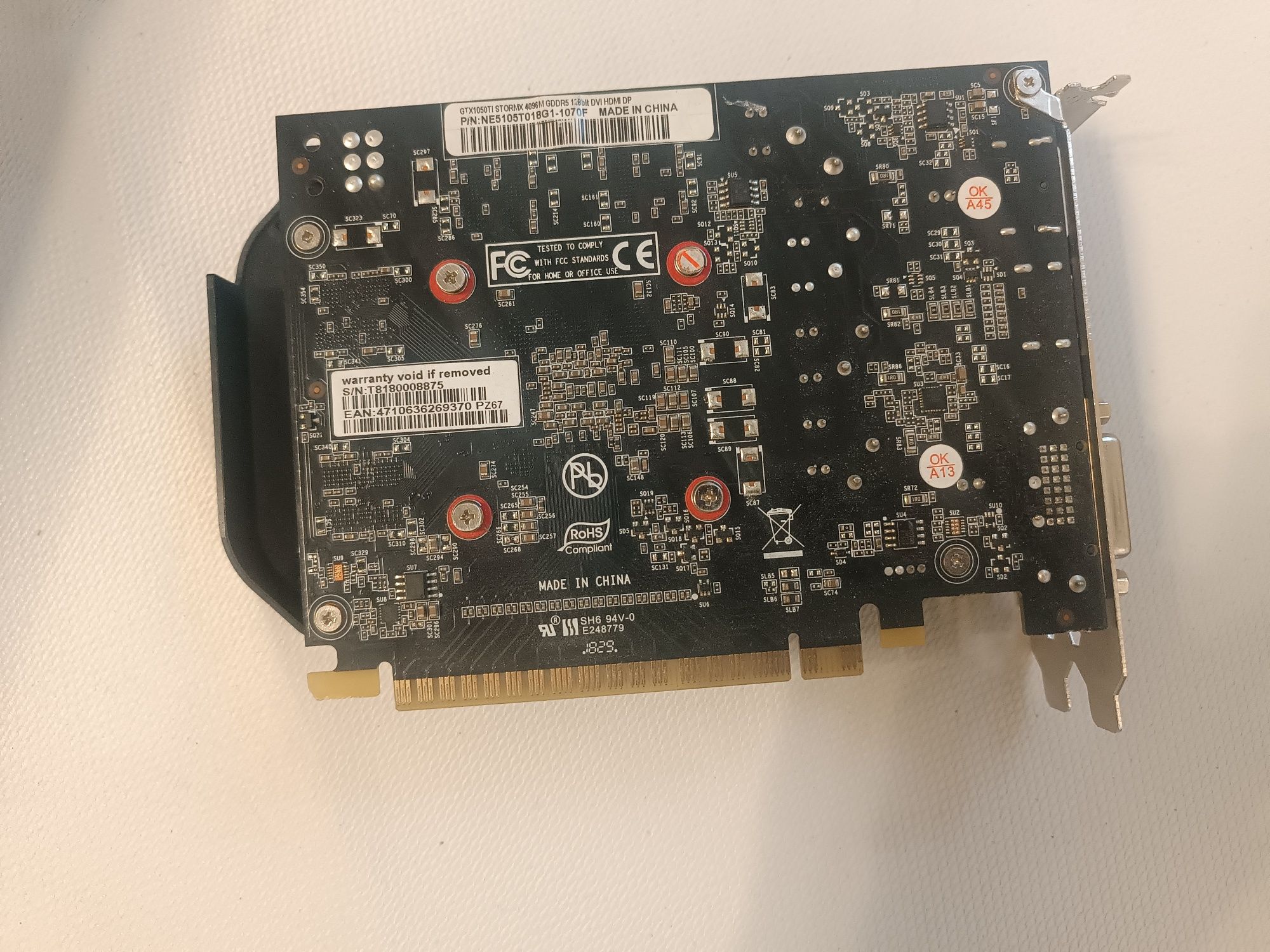 Видеокарта gtx 1050 ti