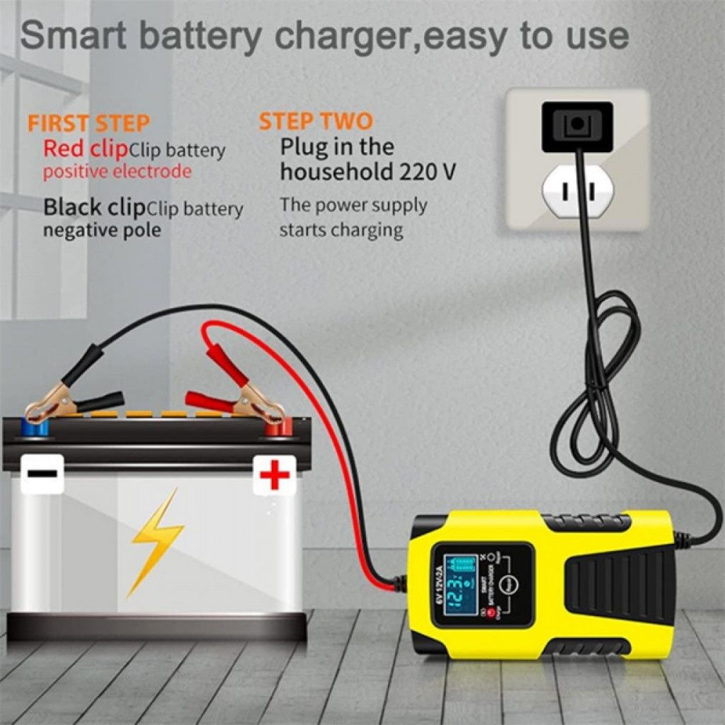 Умно зарядно устройство за акумулатор 6V/12V