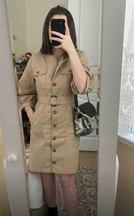 Дамска дънкова рокля Trendyol