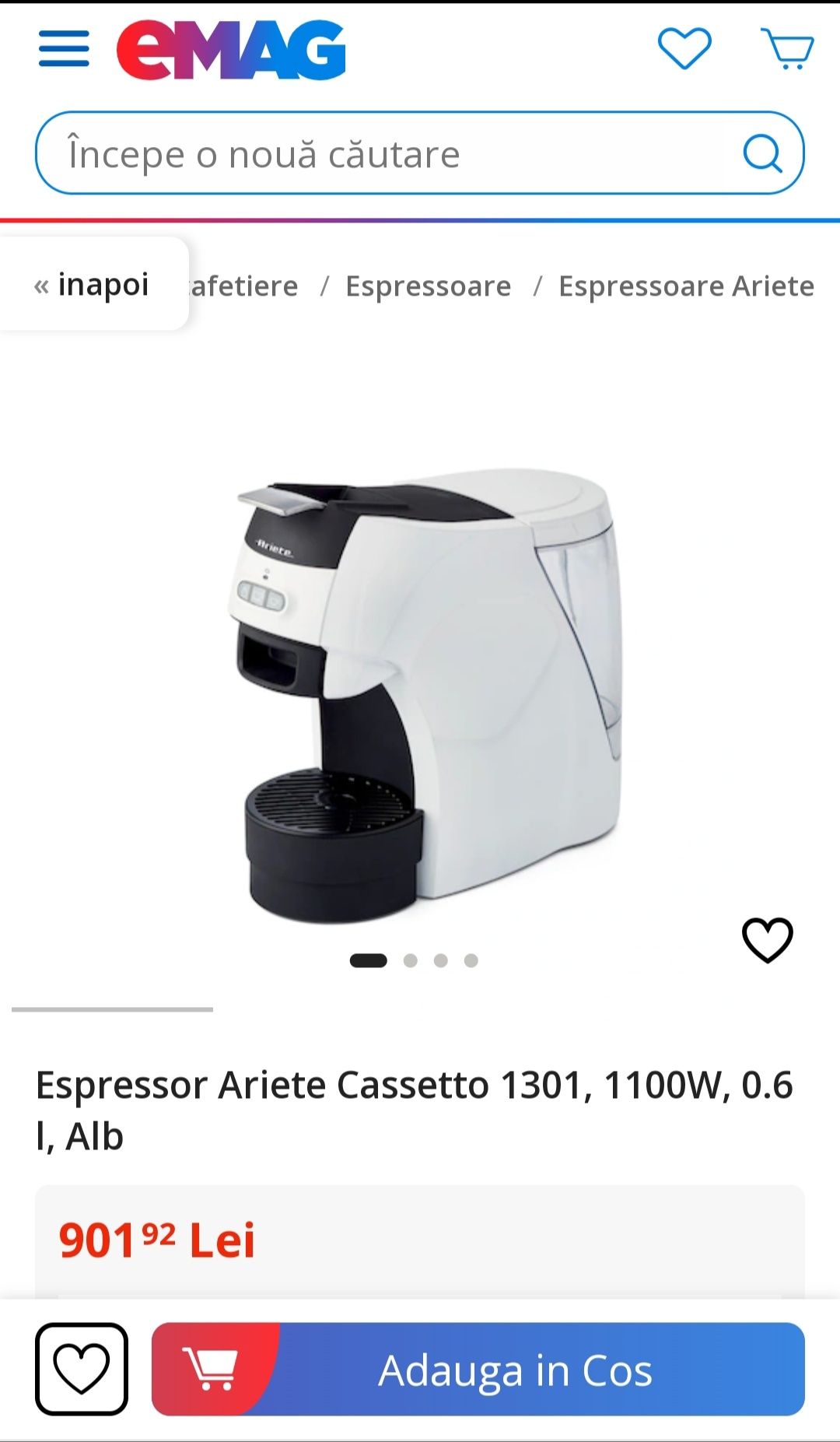 Espressor Ariete