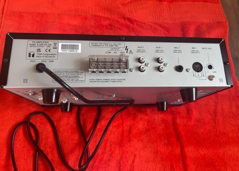 A-230 este un amplificator de putere foarte potrivit pentru radiodifuz