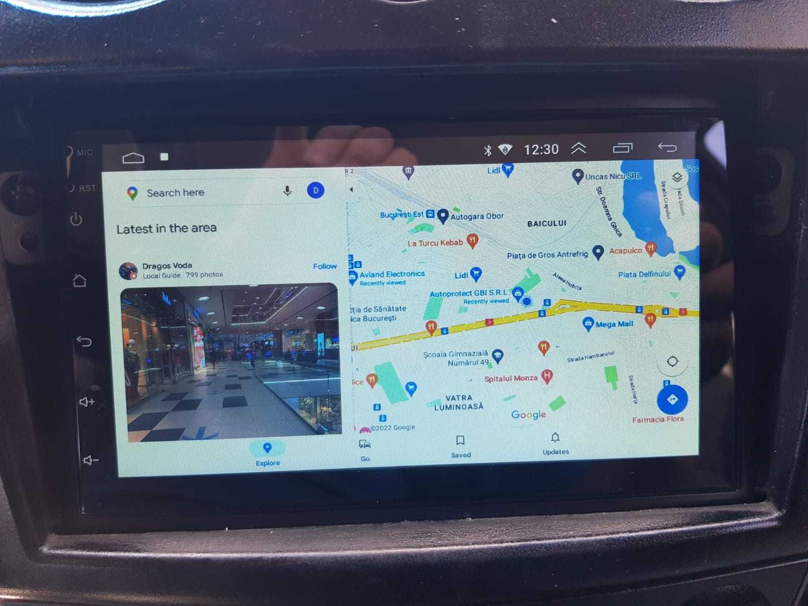 Navigatie Android Chevrolet Spark multimedia player Wi-Fi WAZE YouTube