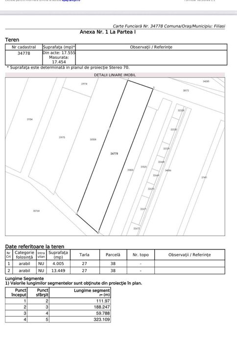Teren  24035 mp, zona Filiasi DN6 (E70)