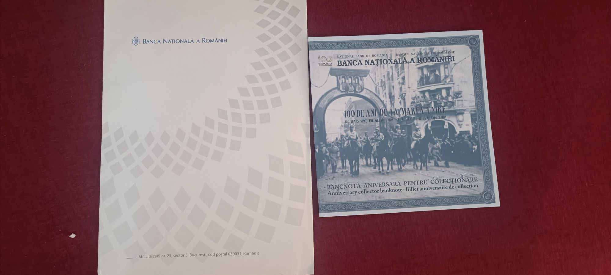 Ofer spre vânzare Bancnota Aniversară 100 anii Marea Unire