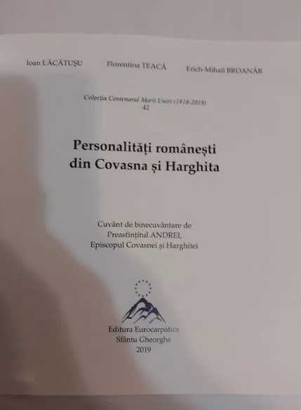 Personalitati romanesti din Covasna si Harghita (ex. nou)