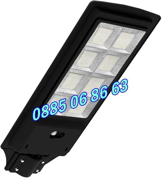 Улична соларна лампа 1600W с 8 секции, градинска соларна лампа 1600W