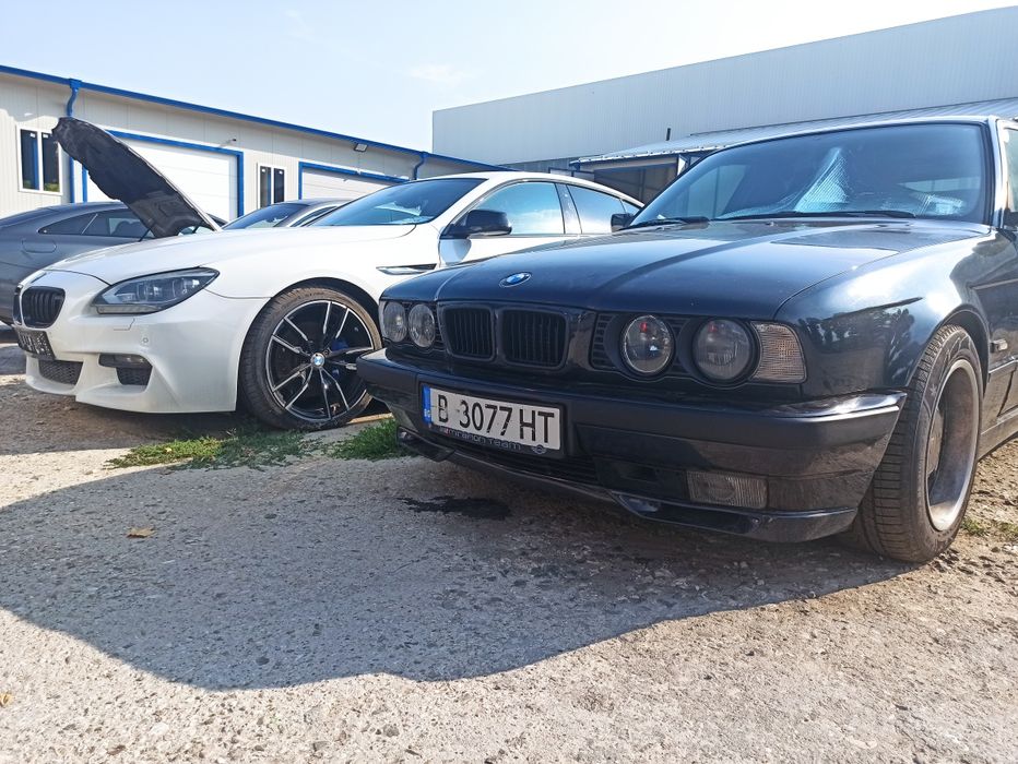 BMW e34 Предна оригинална броня от 540 и задна оригинална