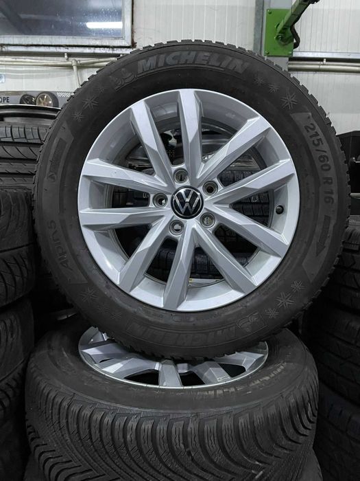 Jante VW Passat B8 anvelope iarna Michelin Pilot Alpin 215 60 16