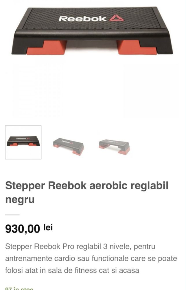 Stepper Rebook aerobic