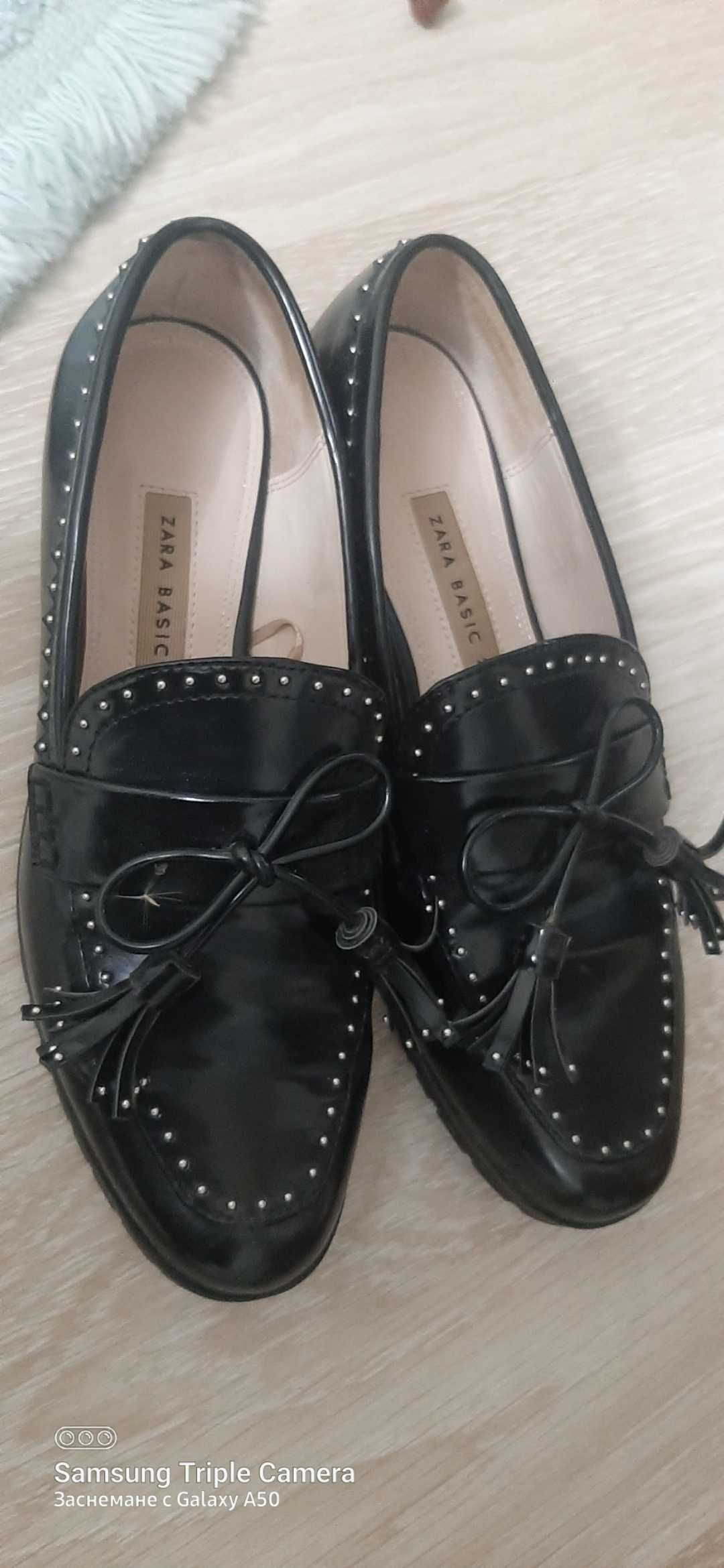 Zara мокасини 37 номер