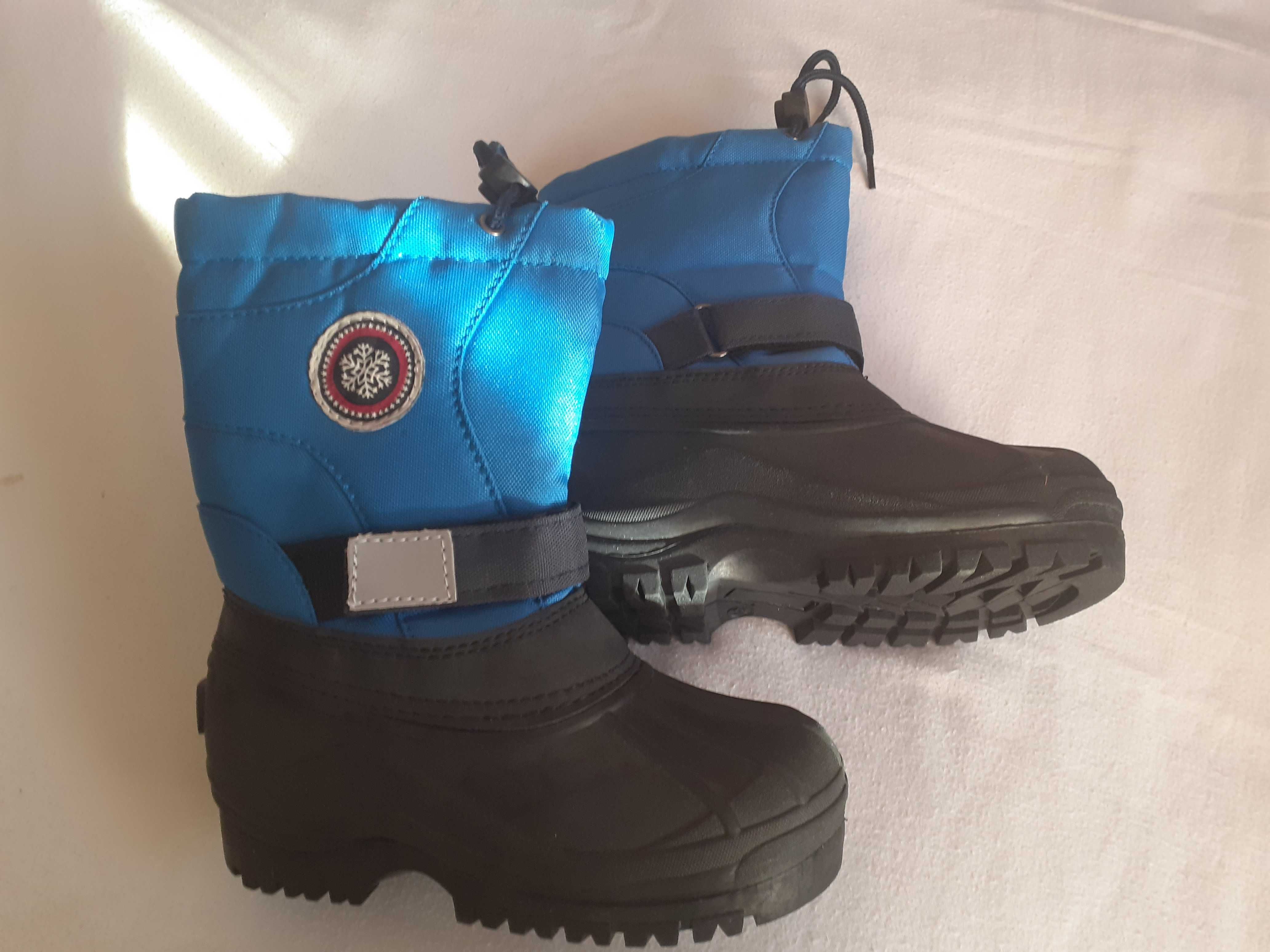 Cizme imblanite pentru copii, marime 31 (interior cca. 20cm), noi