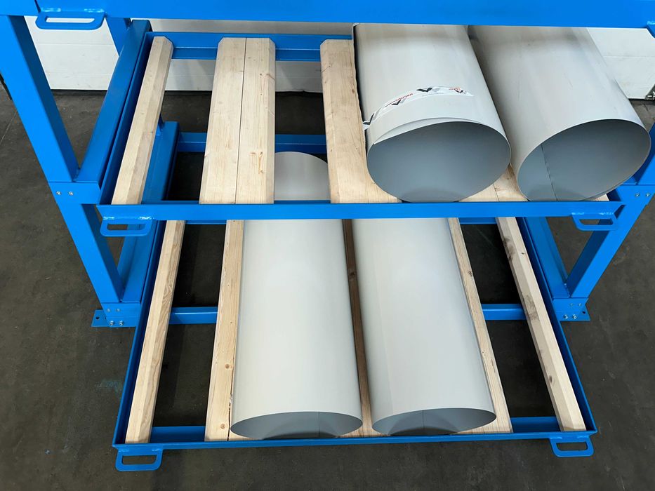 Raft spiralat cu compartimente extrasabile (abkant) Dachdecker