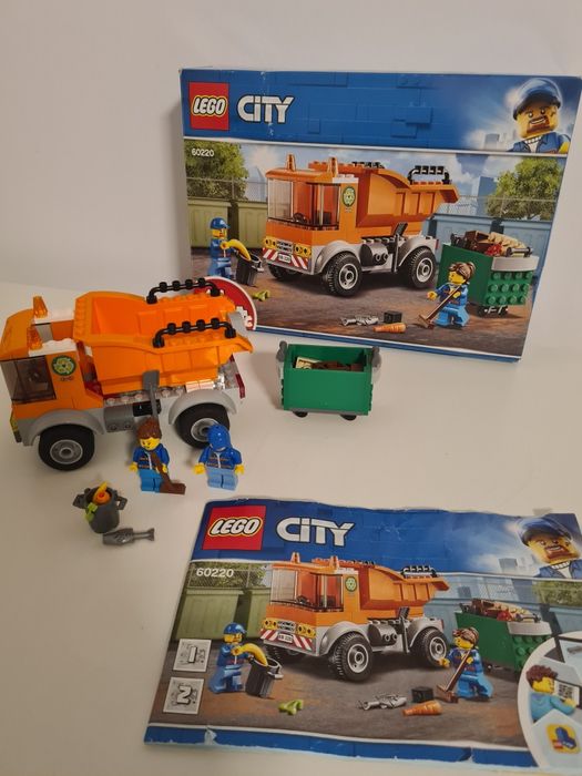LEGO City Great Vehicles - Camion pentru gunoi 60220, 90 piese
