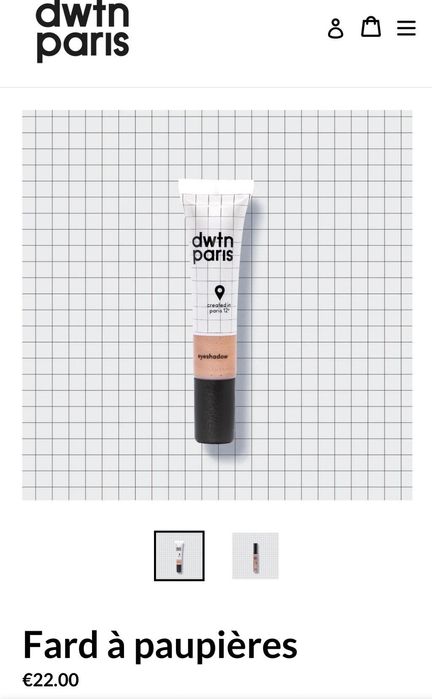 НОВО! DWTN Paris „Fard pour les Yeux“ — очни сенки / водоустойчив ефек