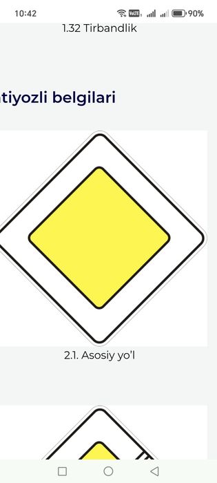 Yo'l belgilari yasaymiz