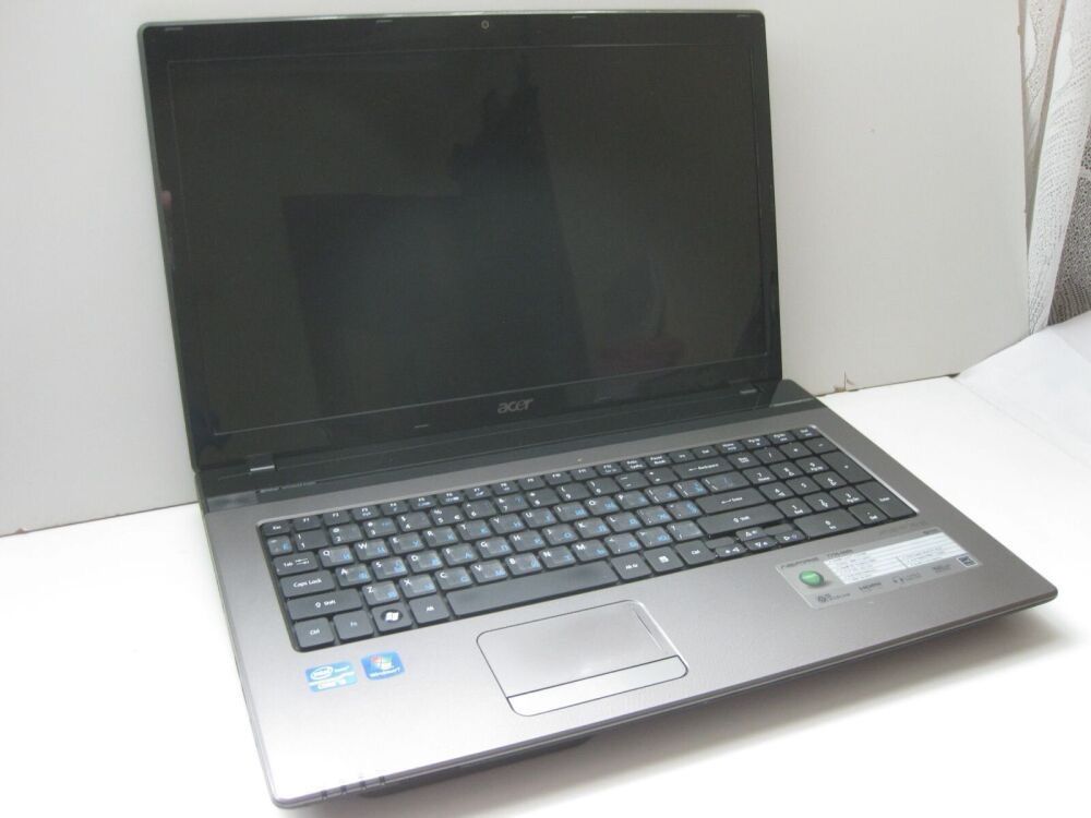 Ноутбук для офиса шустрый Acer 7750G Core i7-2670 GM 8 ядро
