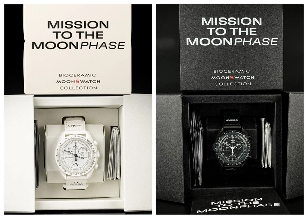 ЧЕРЕН ПЕТЪК НАМАЛЕНИЕ Omega x Swatch Mission to the Moonphase