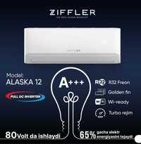 Кондиционер Ziffler Alaska Работает от 80V