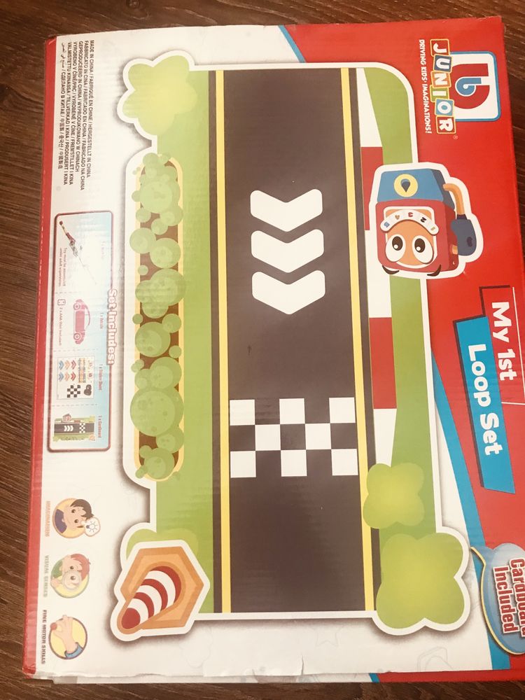 Играчка със състезателна кола и писта 2-5 годинки JUNIOR