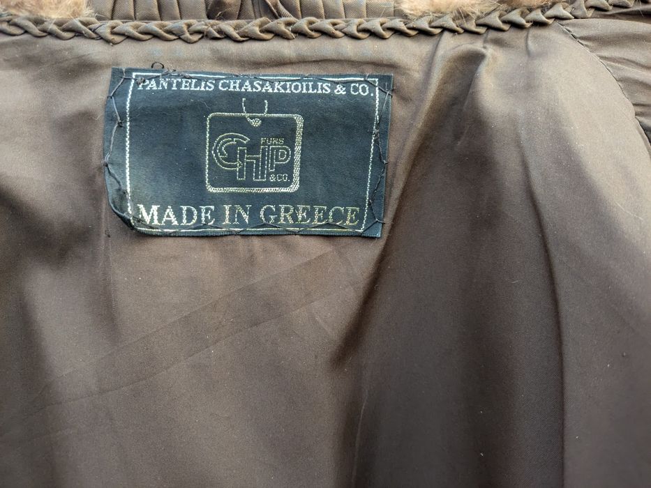 Норковая шуба греческая