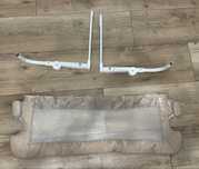 Balustradă protecție pat copii, 102x42 cm