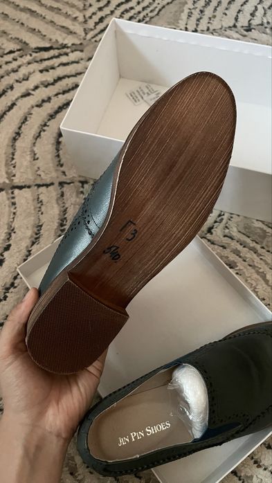 Новые кожаные лоферы