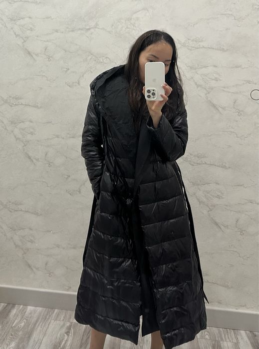 Зимний пуховик на запах