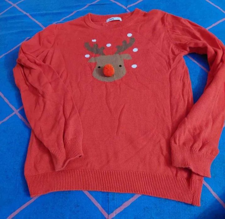 Pulover Crăciun cu model ren 140