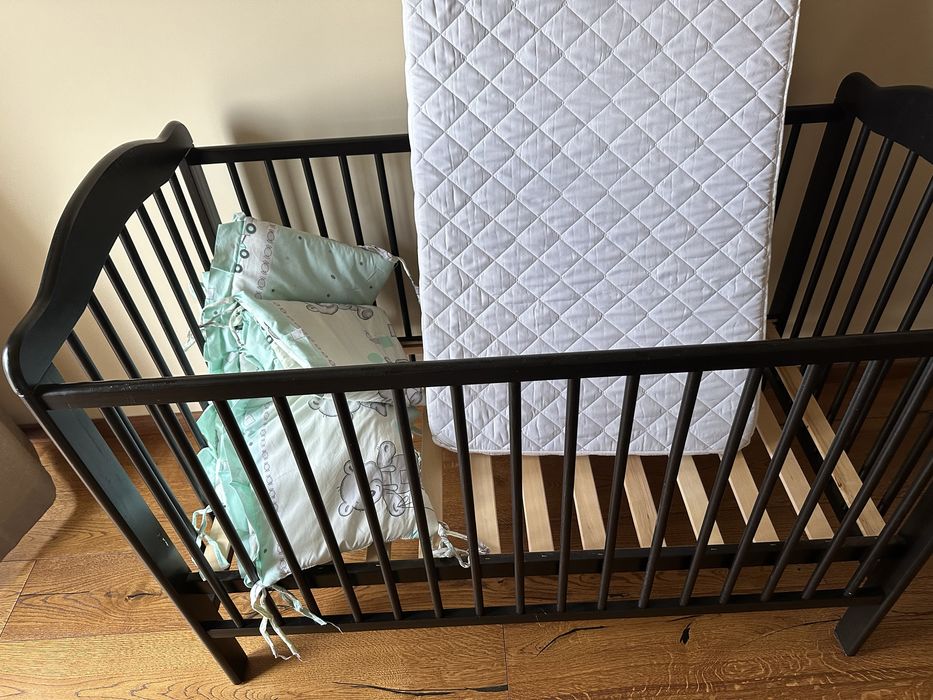 Vand patut lemn cu saltea de cocos