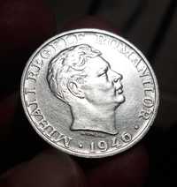 Moneda de argint, Regele Mihai, 25000 lei din 1946, fara uzura.