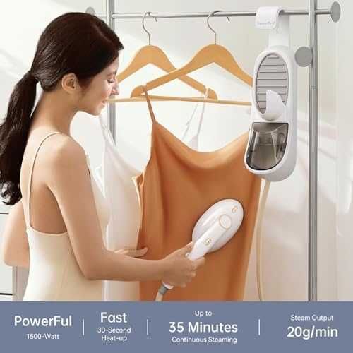 Нов Мощен 1500W ръчен парагенератор за дрехи гладене с 400ml резервоар