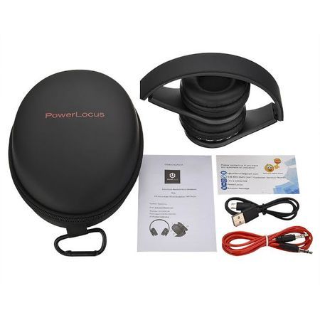Разопаковани Сгъваеми Стерео Bluetooth Слушалки PowerLocus P1 Over-Ear