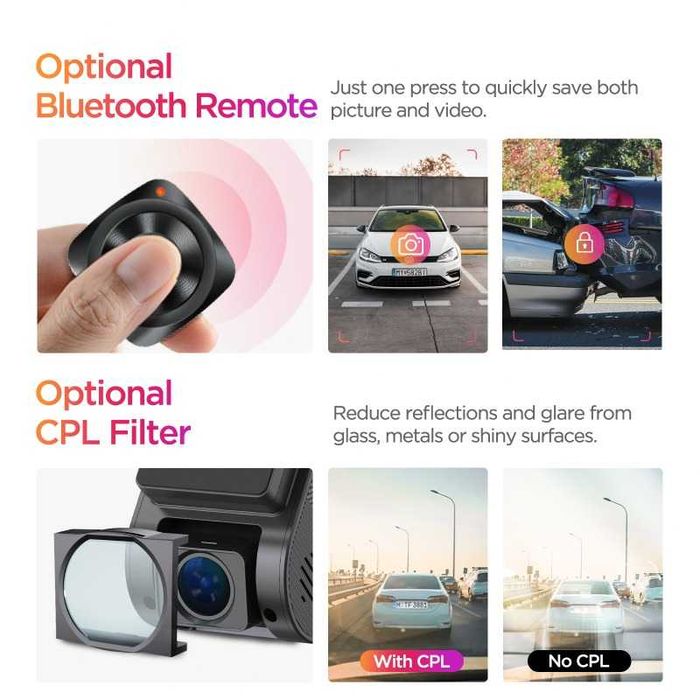 Видеорегистратор VIOFO A119 MINI 2 / ГЛАСОВ КОНТРОЛ/ 2K, 60FPS, GPS