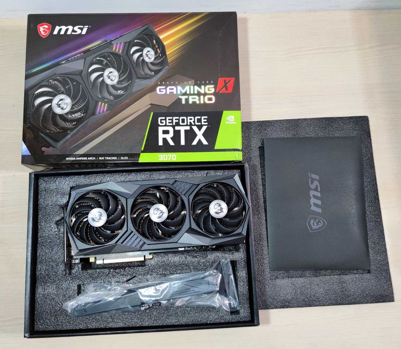 Placa RTX 3070 Msi GamingX Trio